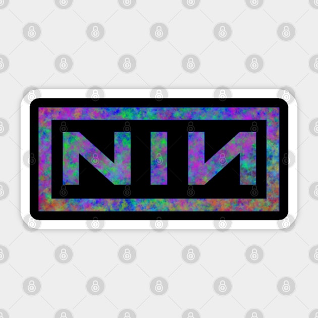 Nine Inch Nails Sticker by trippy illusion